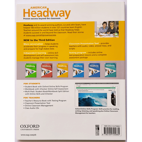 Libro American Headway 2 Student's Book 3rd edition - Image 2