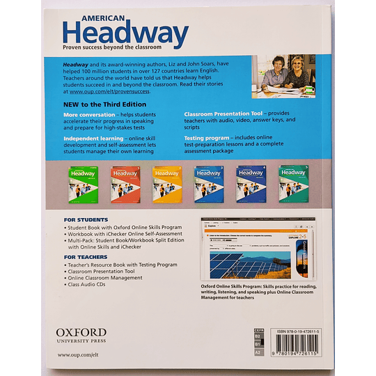 Libro American Headway 3 Student's Book 3rd edition - Image 2