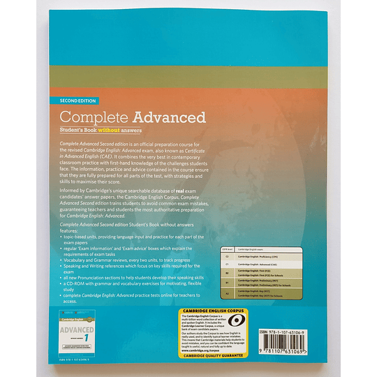 Libro Cambridge Complete Advanced Student's Book 2nd edition - Image 2