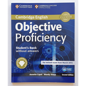 Libro Cambridge Objective Proficiency Student's Book 2nd edition