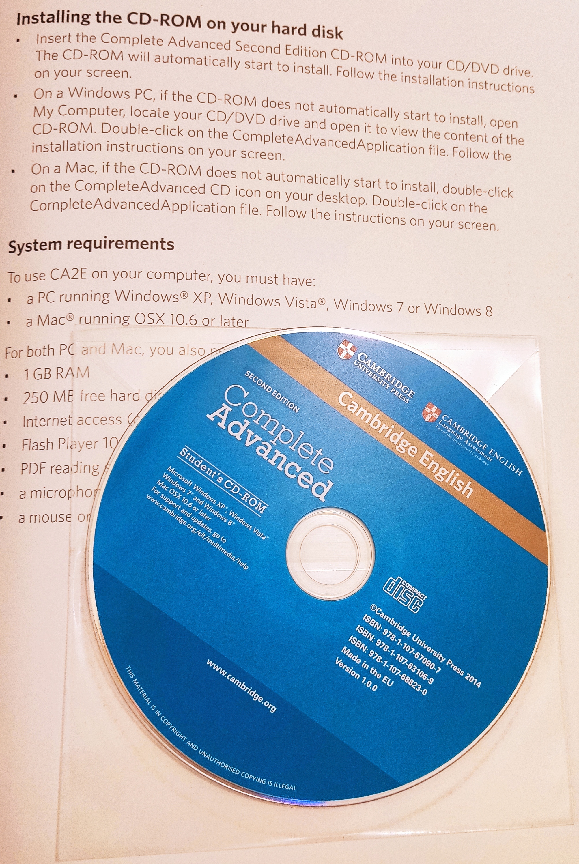 Libro Cambridge Complete Advanced Student's Book 2nd ed
