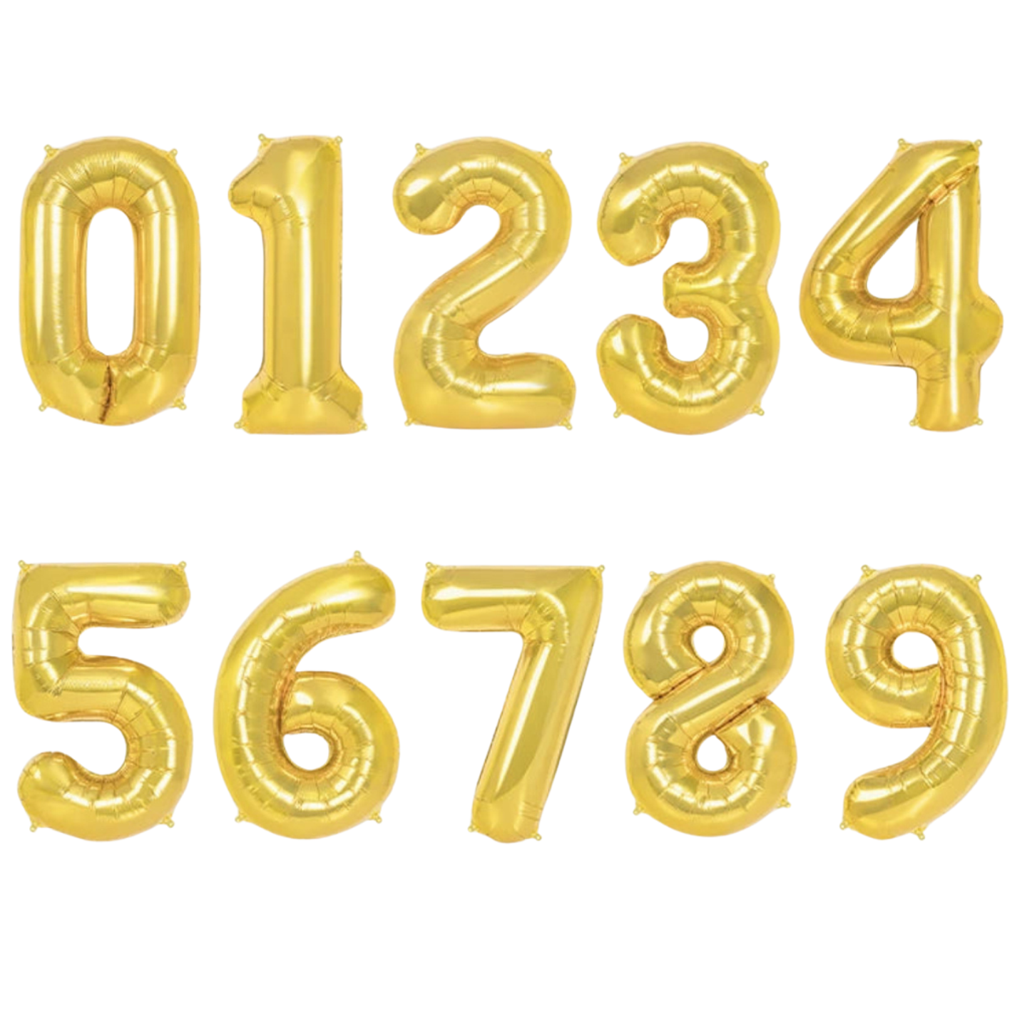 Globo Número Dorado 100cm 1