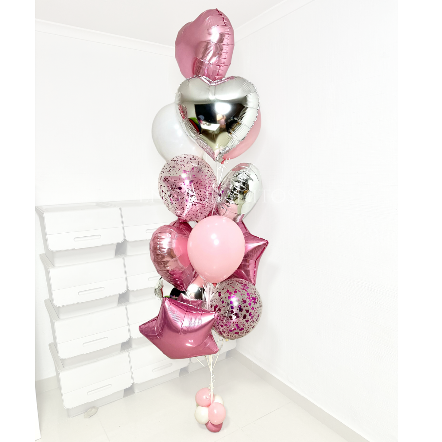 Racimo 13 globos mixtos  1