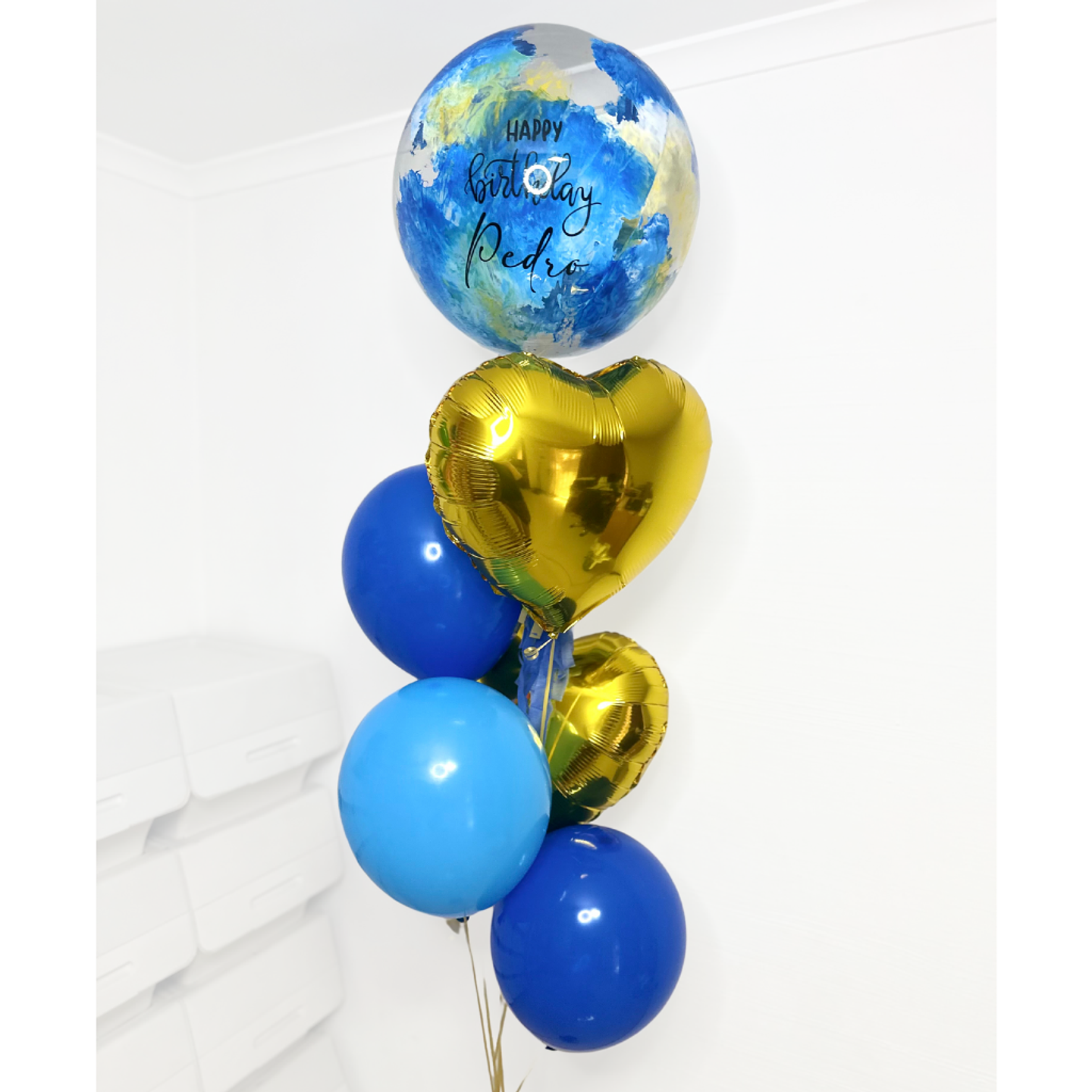 Racimo de Globos Burbuja Personalizada 1