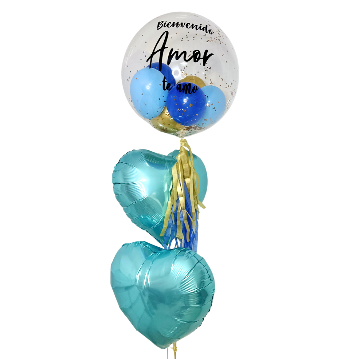 Racimo 3 globos personalizado 1