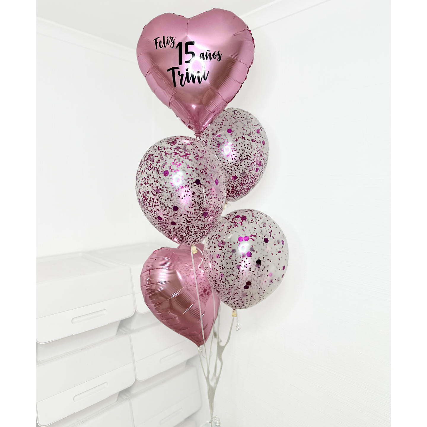 Racimo de globos personalizado 1