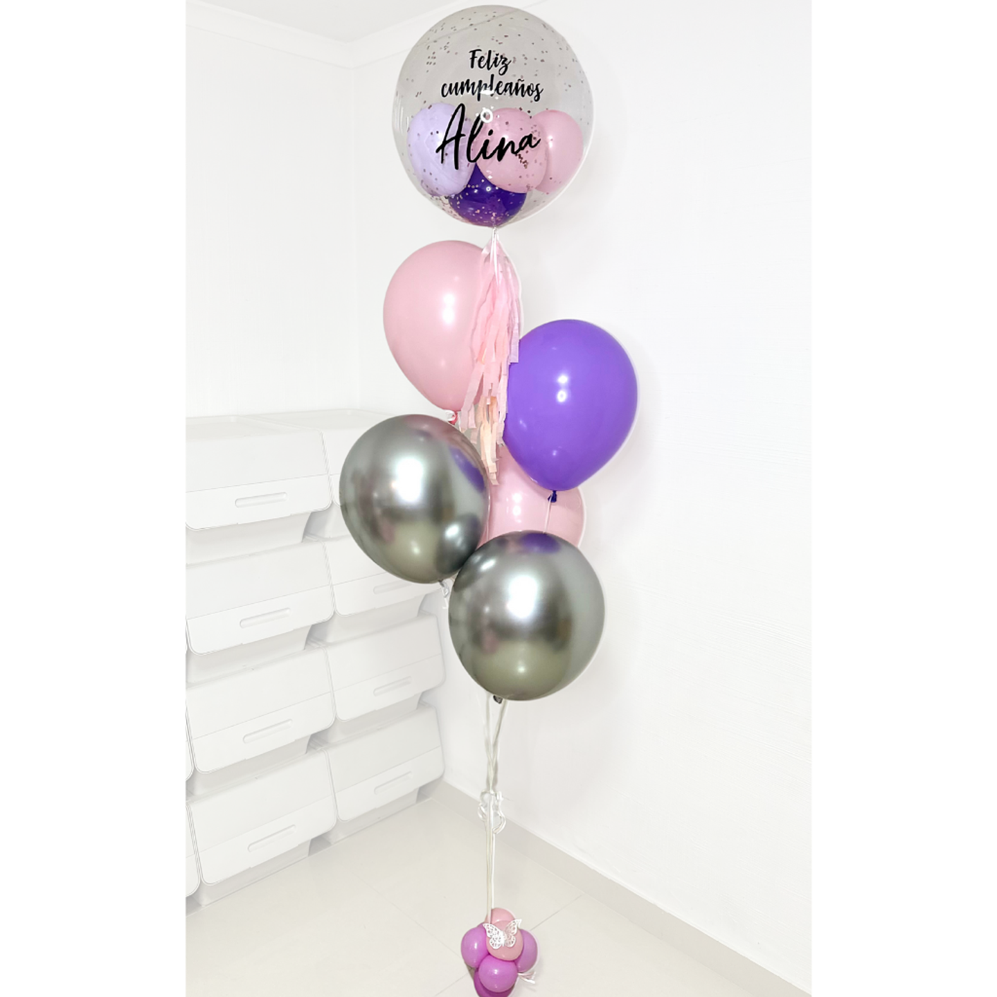 Racimo de Globos Burbuja personalizada 1