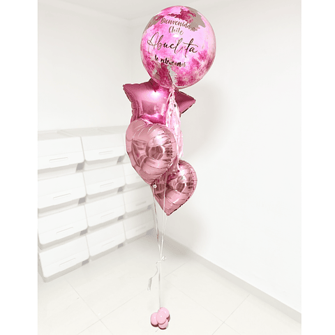 Racimo de 4 Globos Personalizado