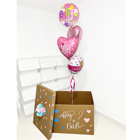 Caja Sorpresa Revelación de Genero Pequeña