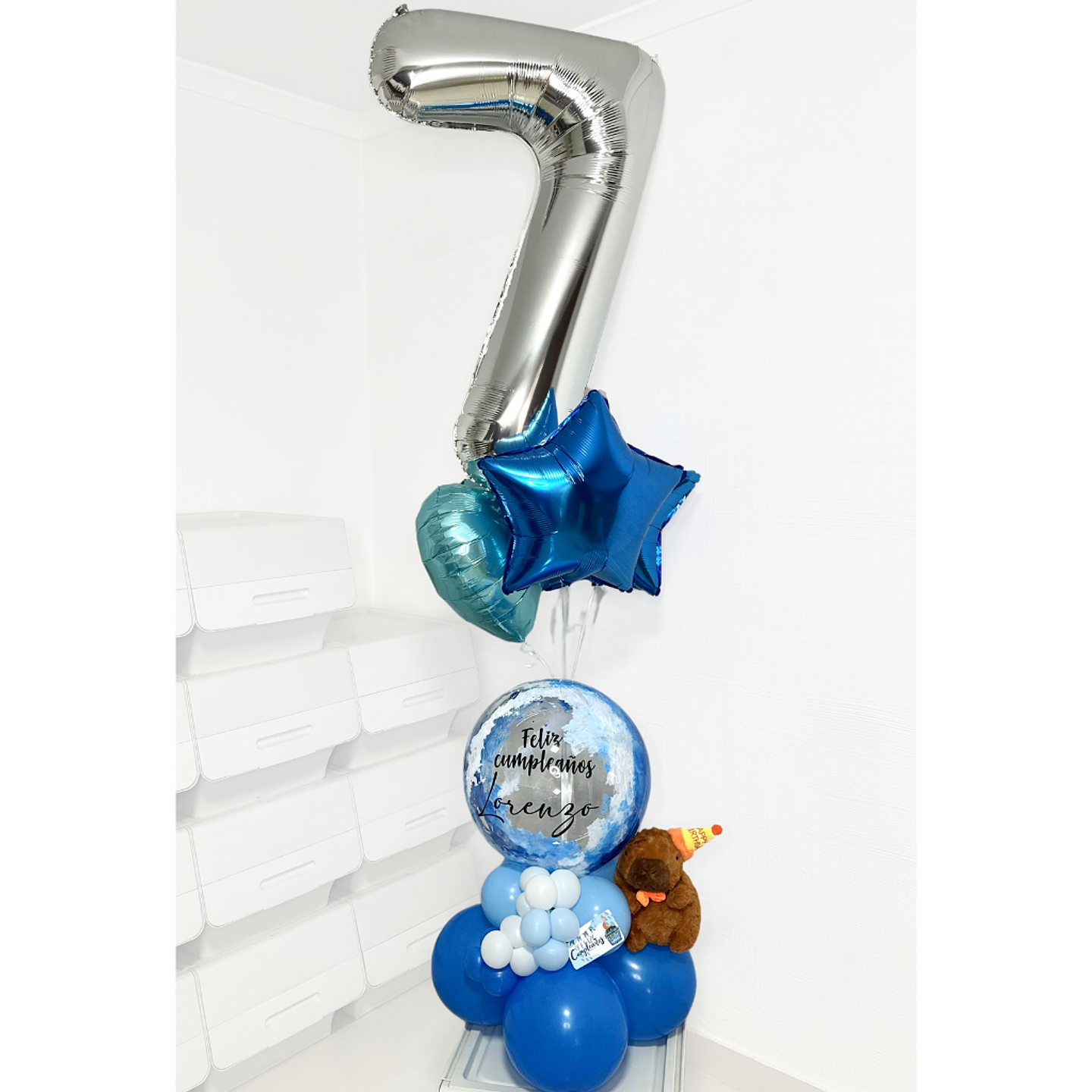 Bouquet de Globos cumpleaños Peluche 1