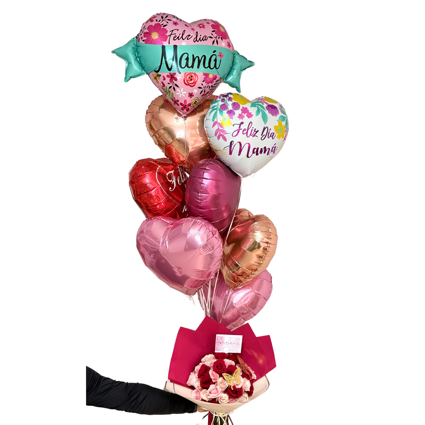 Ramo de 35 Rosas más 10 Globos con helio 1