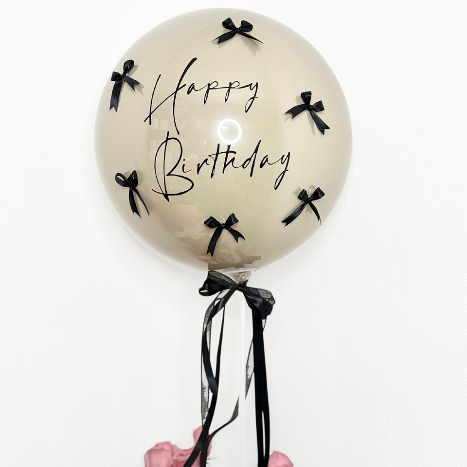 Globo burbuja personalizado con varilla 25cm, 45cm y 65cm 1