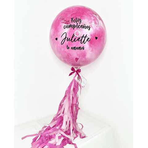 Globo Burbuja Pintado Personalizado con Varilla 25, 45 y 65cm