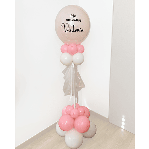 Bouquet Pilar Globo Personalizado con base
