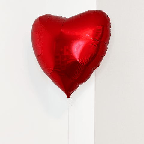 Globo Foil Metálico Corazón 31" 78x78cm