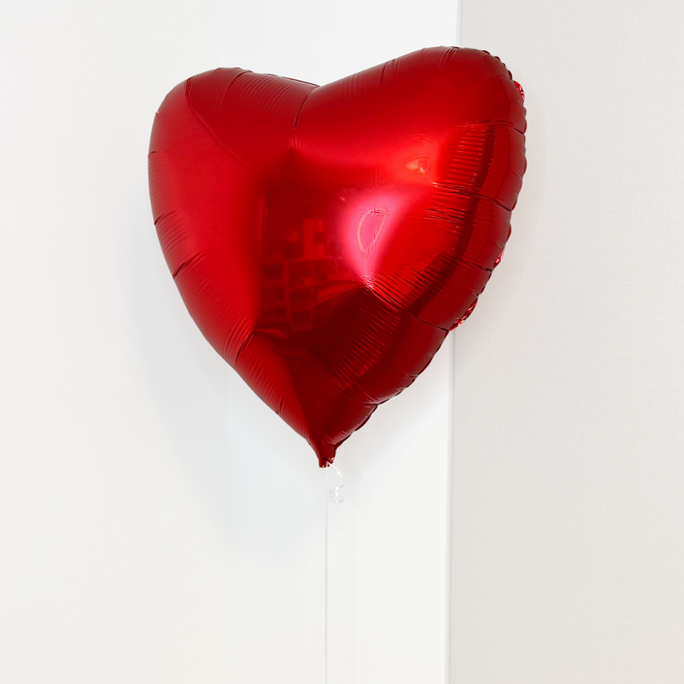 Globo Foil Metálico Corazón 31