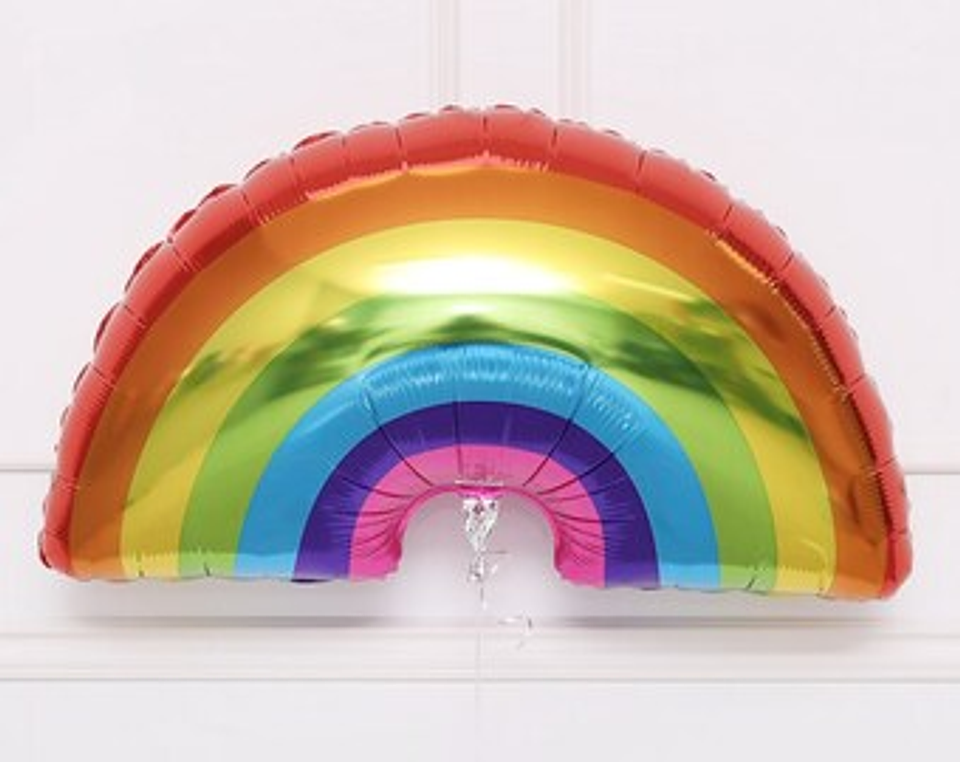 Globo Arcoíris 90cm con Helio  1