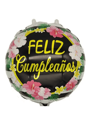 Globo Foil 18pulgadas Feliz cumpleaños con Helio