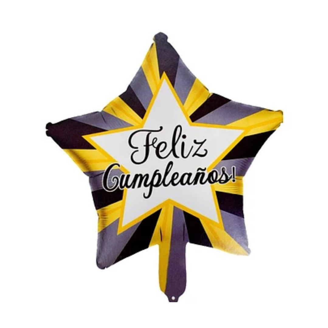 Globo Foil Metálico Estrella 18