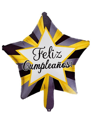 Globo Foil Metálico Estrella 18