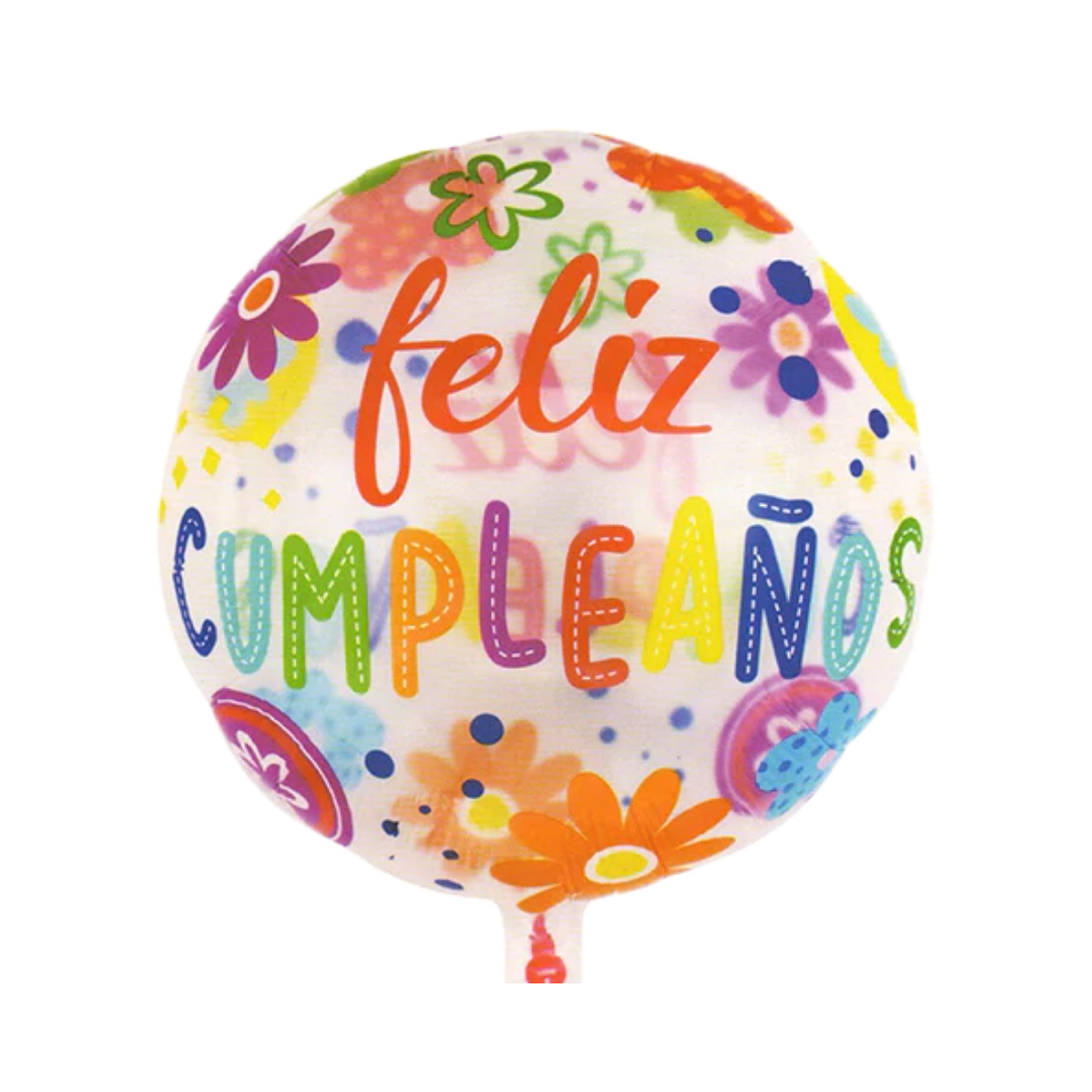 Globo Foil Transparente Feliz Cumpleaños 18