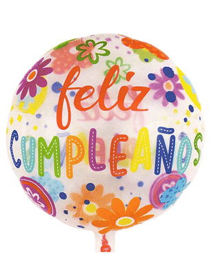 Globo Foil Transparente Feliz Cumpleaños 18