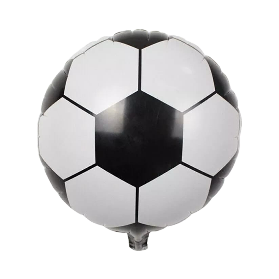 Globo Foil Metálico Pelota de Futbol 18