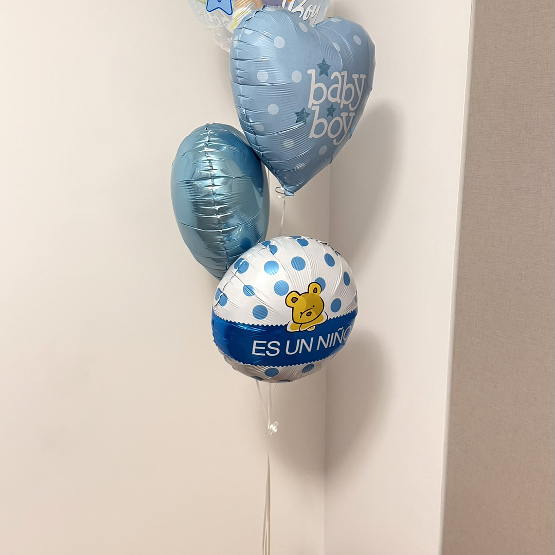 4 Globos Foil Metálico Temática Baby 2