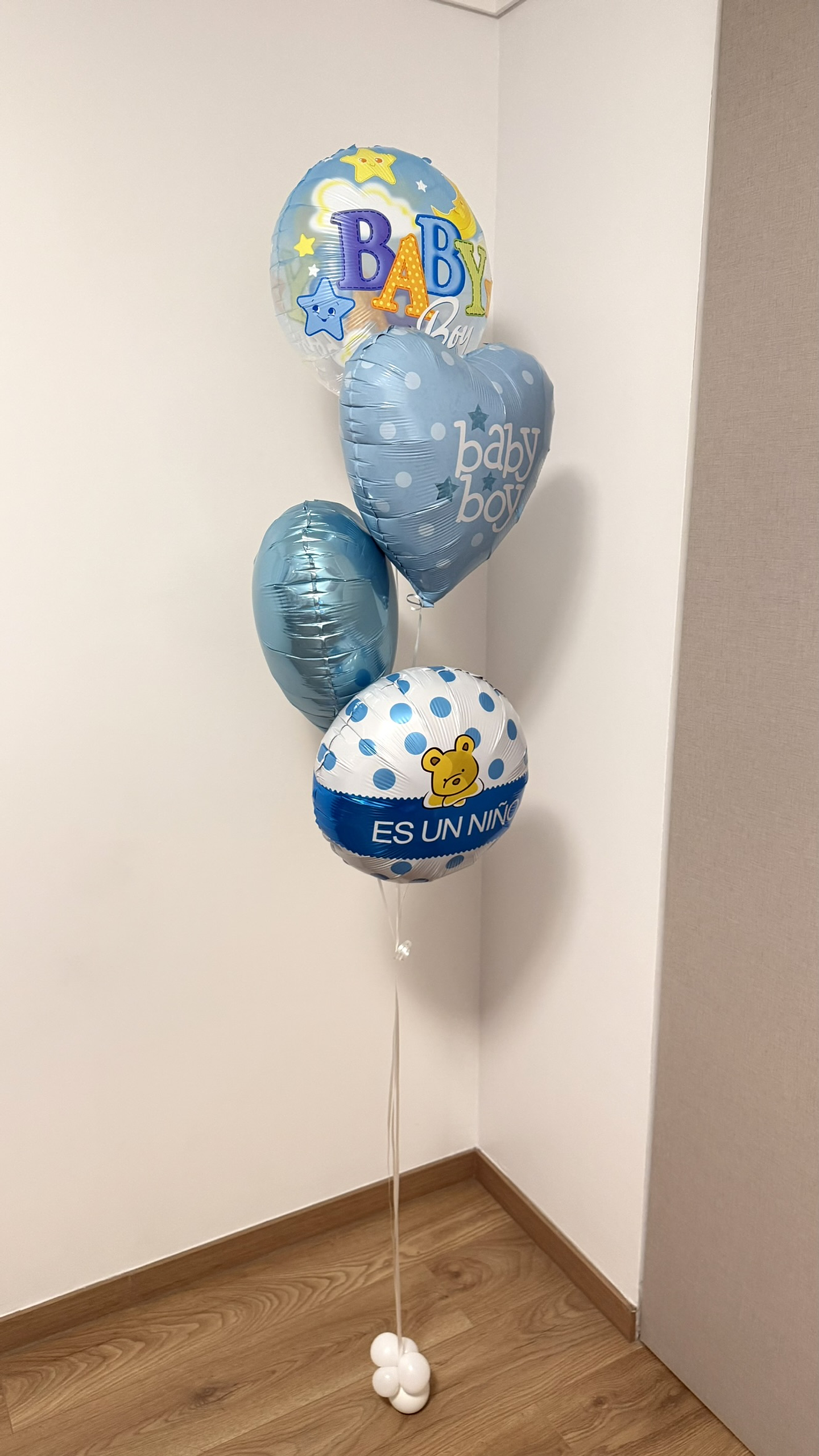 4 Globos Foil Metálico Temática Baby 2