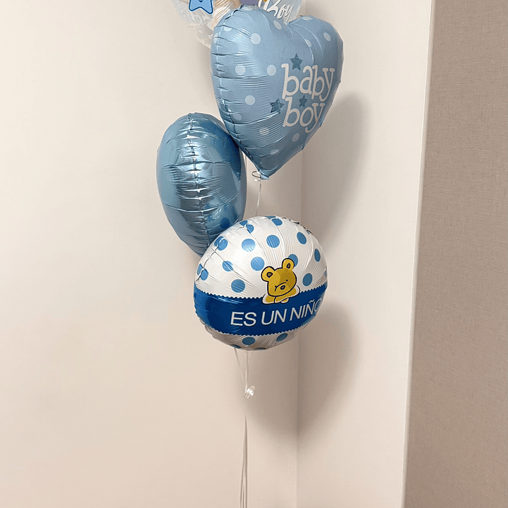 4 Globos Foil Metálico Temática Baby 2