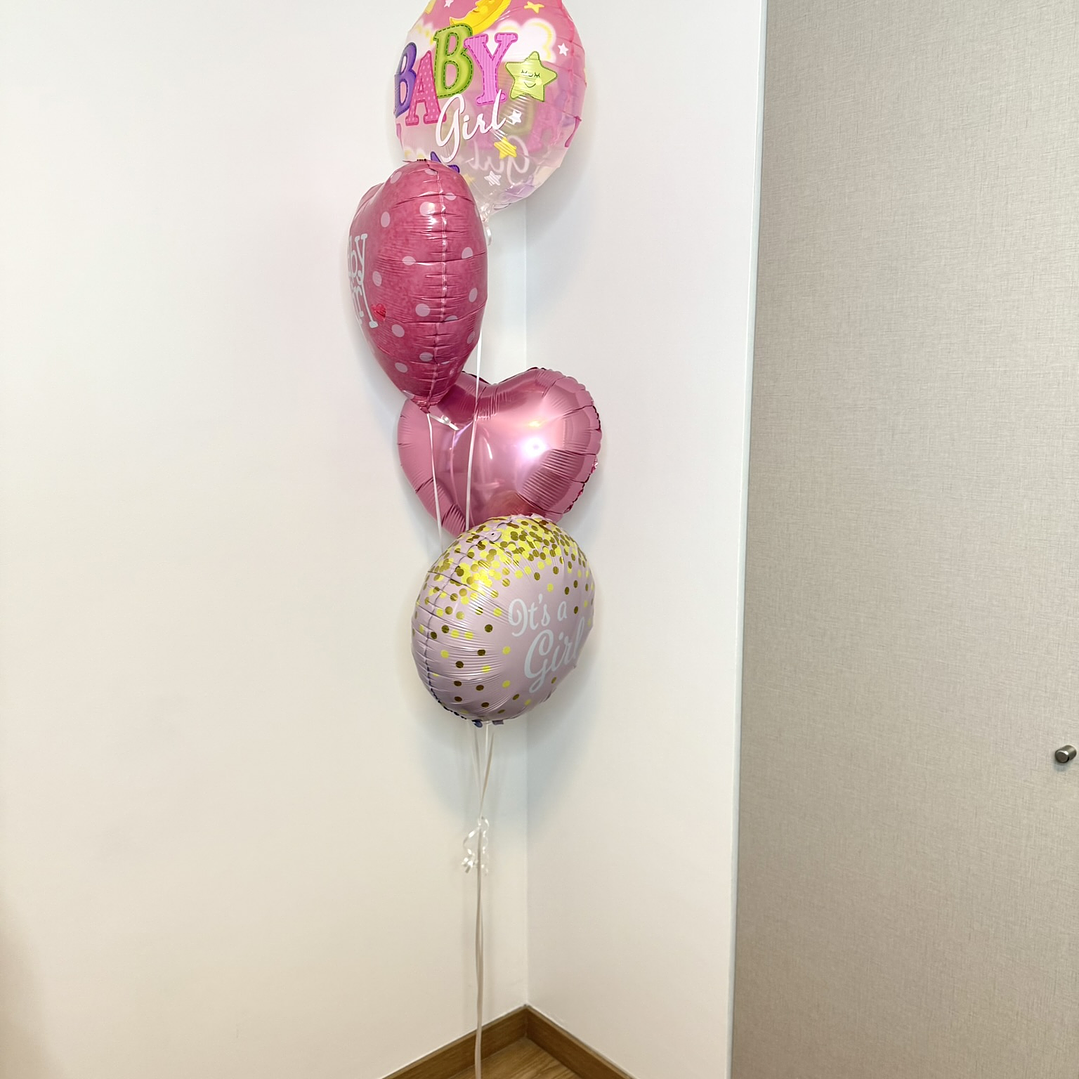 4 Globos Foil Metálico Temática Baby 4