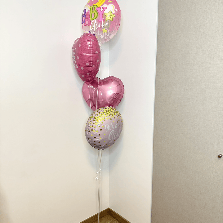 4 Globos Foil Metálico Temática Baby 4