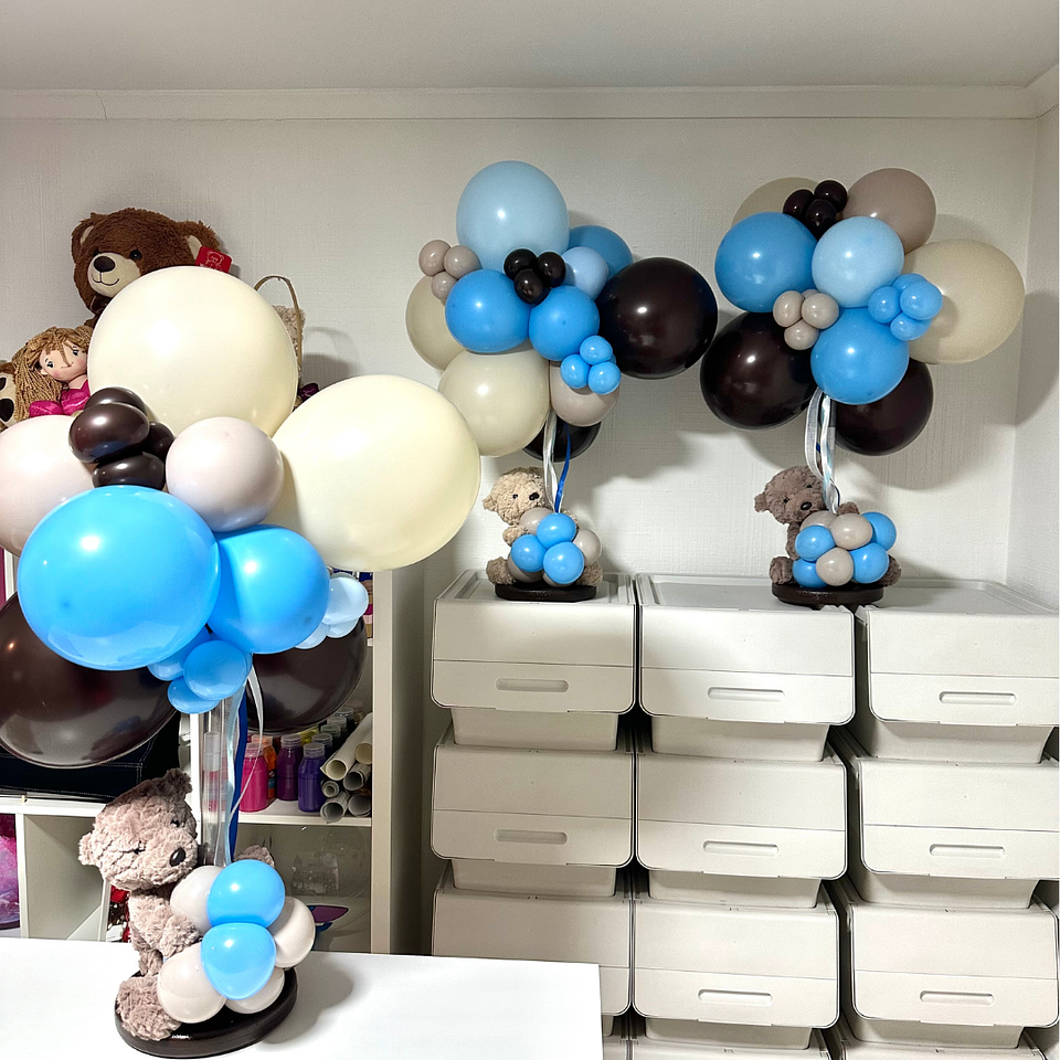 Centro de Mesa con osito  4