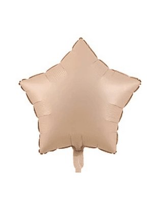 Globo Foil Metálico Estrella 45cm Rosa Retro con Helio