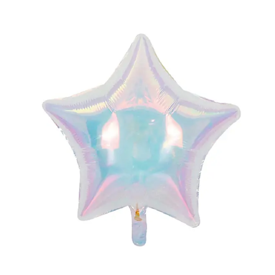Globo Foil Metálico Estrella Tornasol 57cm con Helio 1