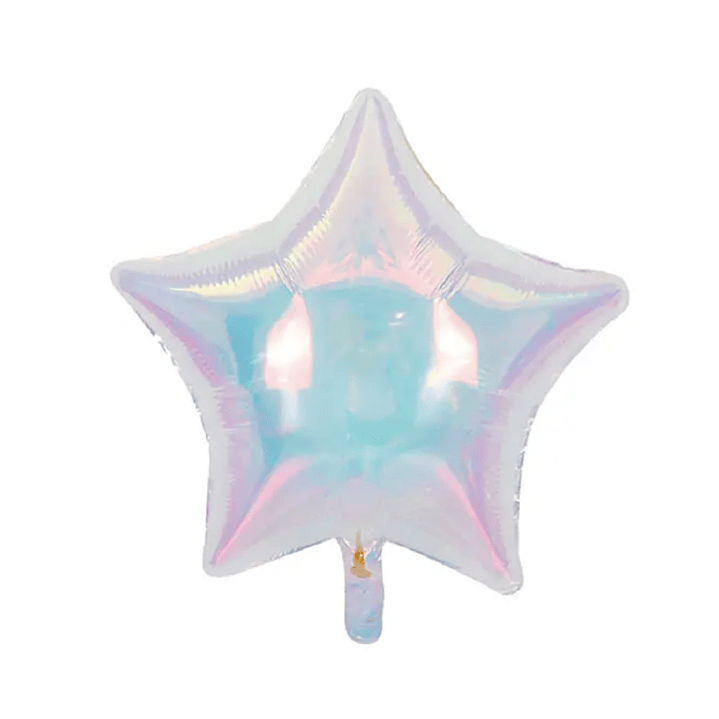 Globo Foil Metálico Estrella Tornasol 57cm con Helio 1