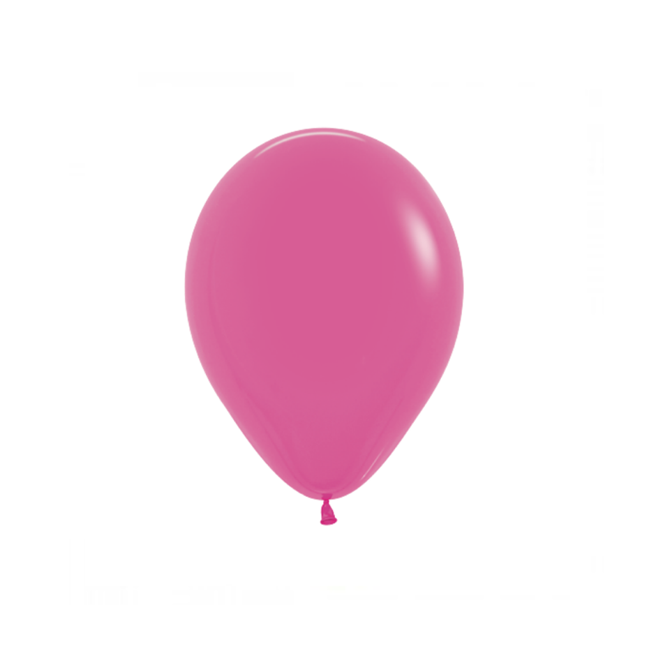 Globo Látex Fucsia 30cm con Helio 1