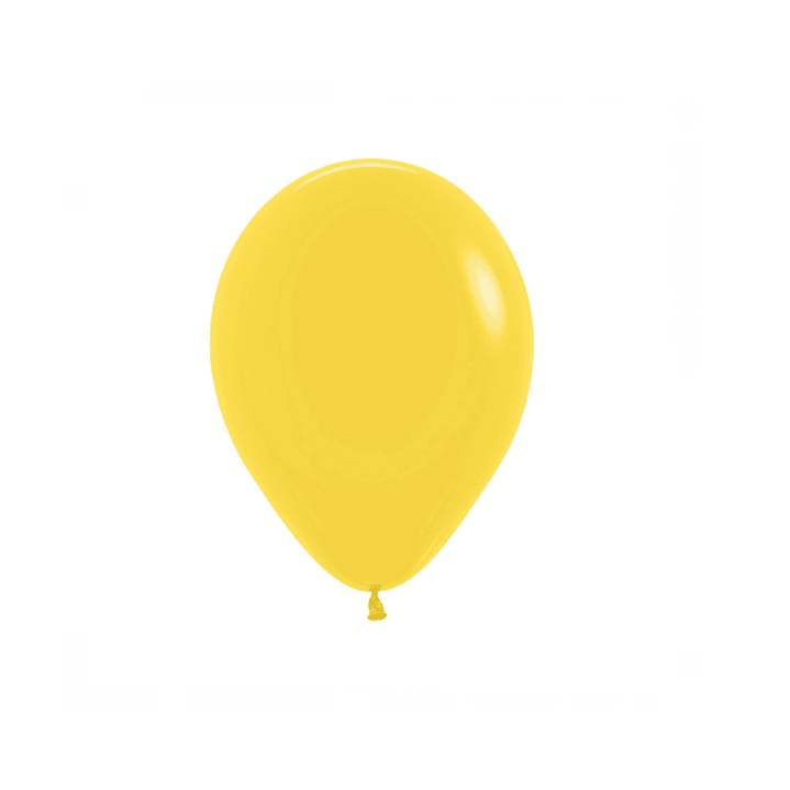 Globo Látex Amarillo 30cm con Helio 1
