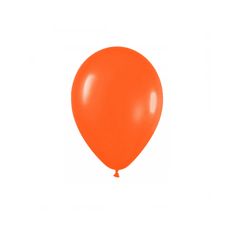 Globo Látex Naranja 30cm con Helio