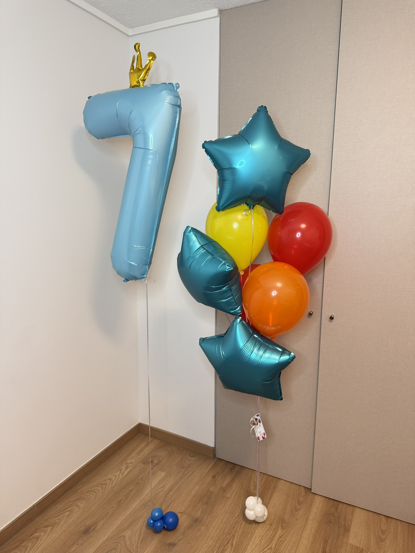 Globo Látex Naranja 30cm con Helio 2