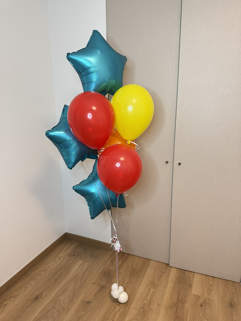 Globo Látex Amarillo 30cm con Helio 2