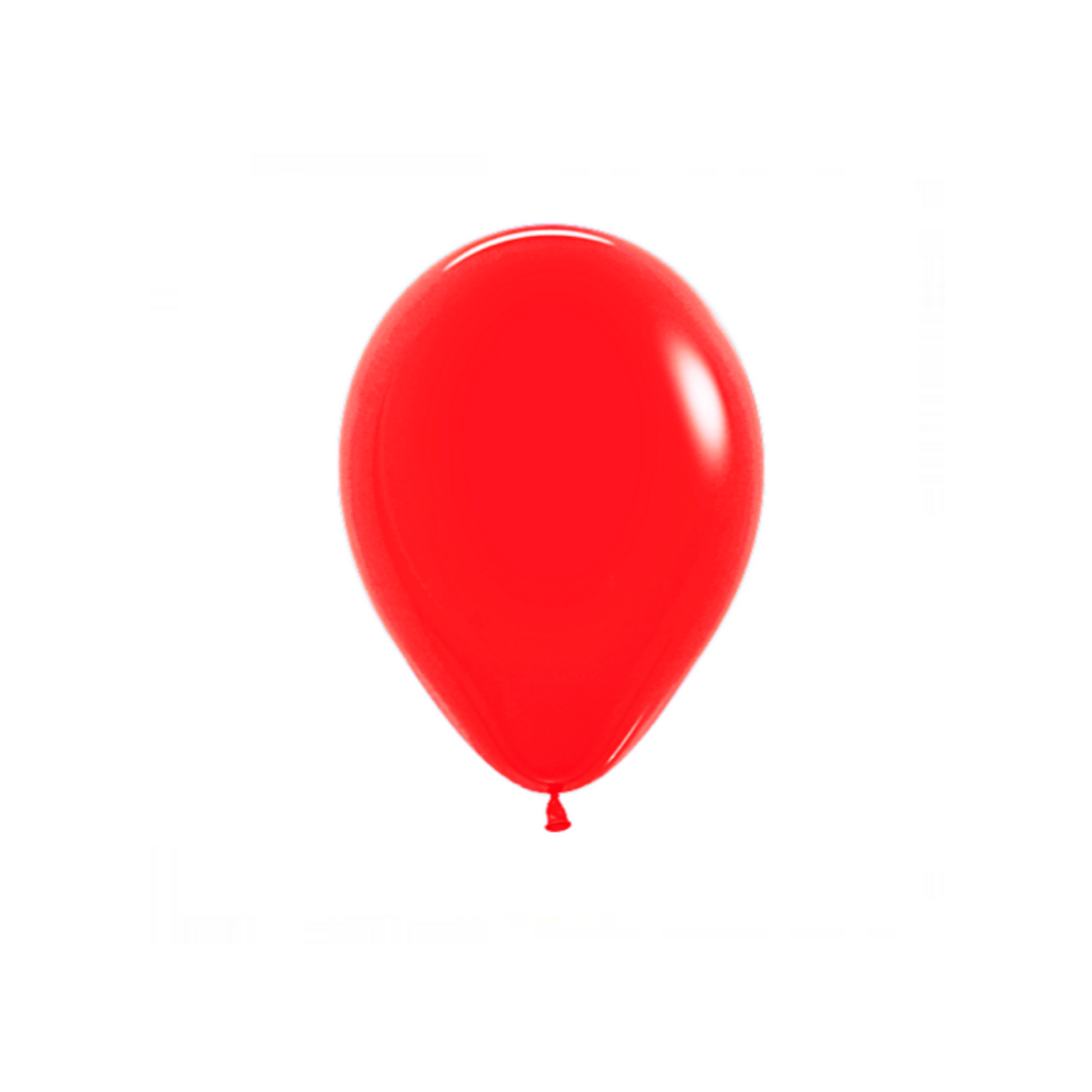 Globo Látex Rojo 30cm con Helio 1