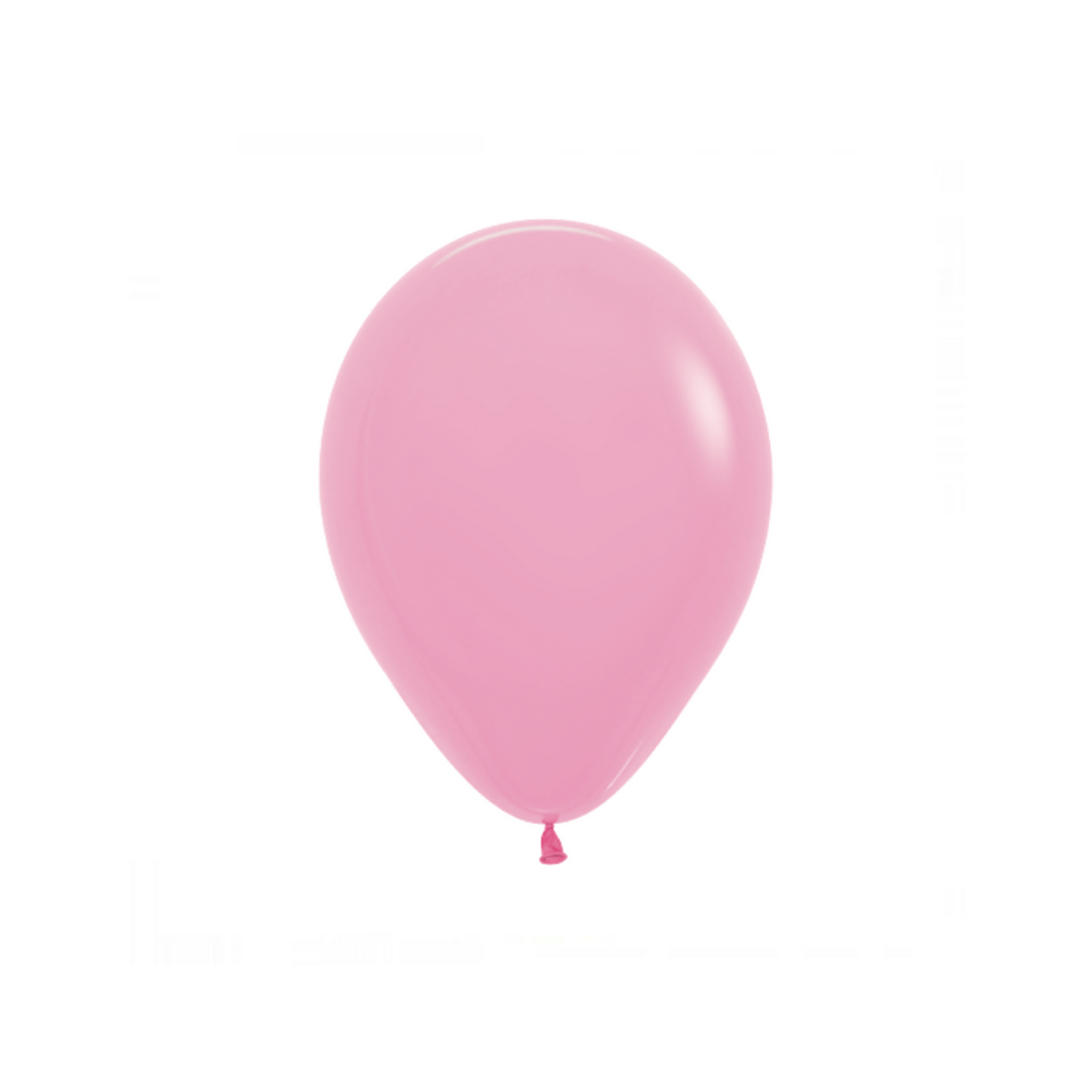 Globo Látex Rosado 30cm con Helio 1