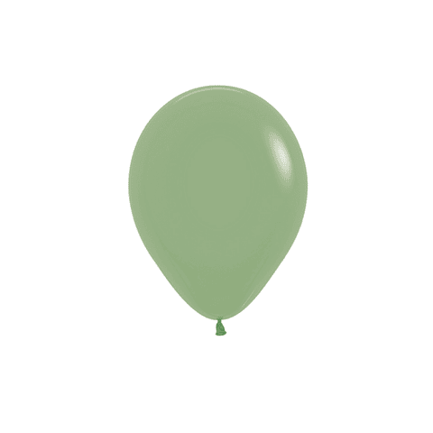 Globo Látex Verde Eucalipto 30cm con Helio