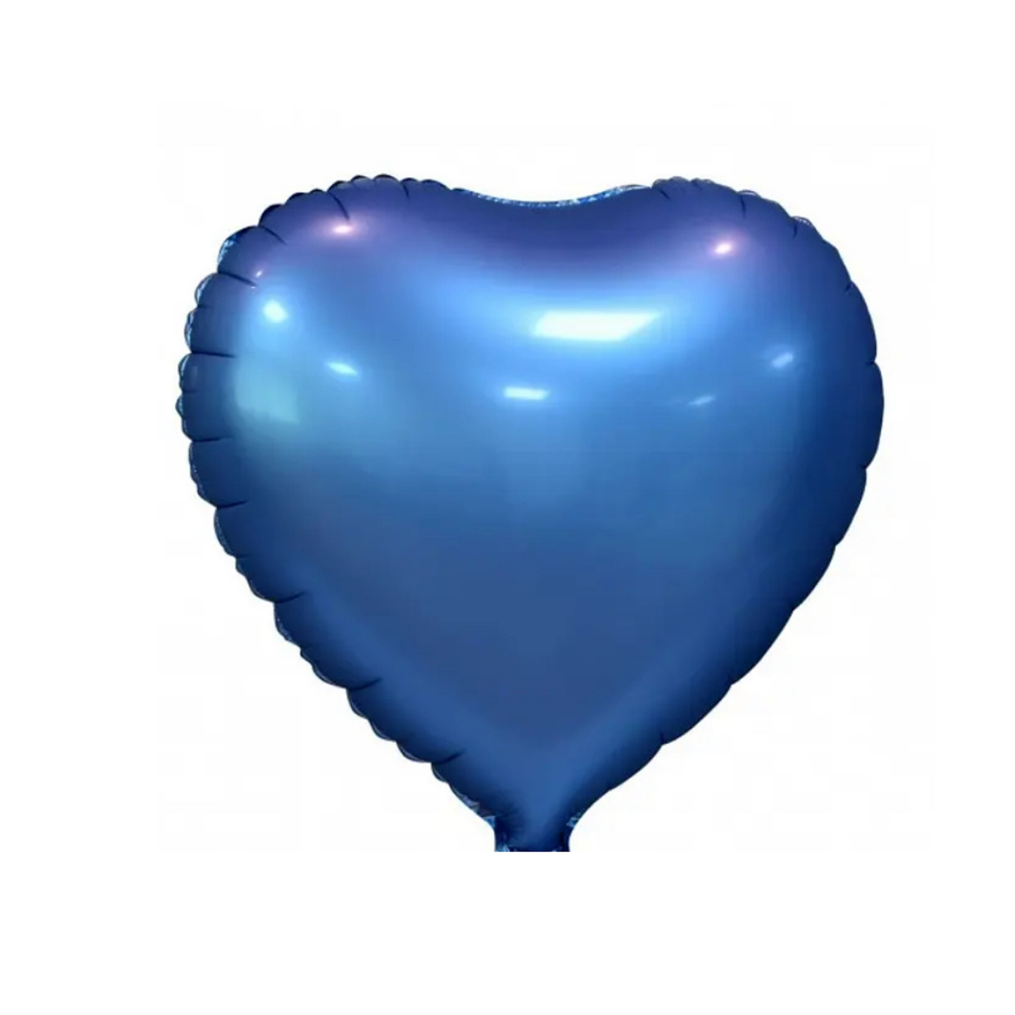 Globo Metálico Corazón Azul Oscuro 45cm con Helio 1