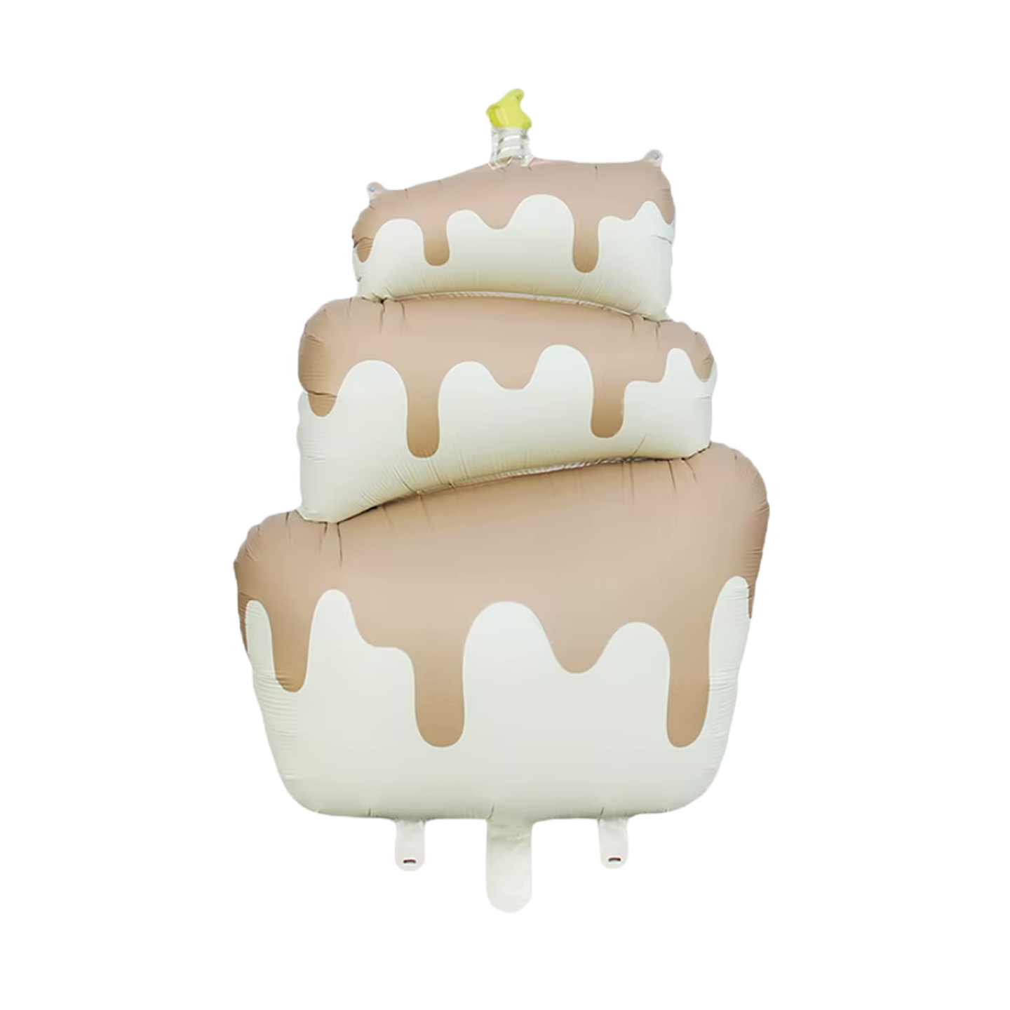 Globo Metálico Pastel de Cumpleaños con Helio Arena 96cm 1