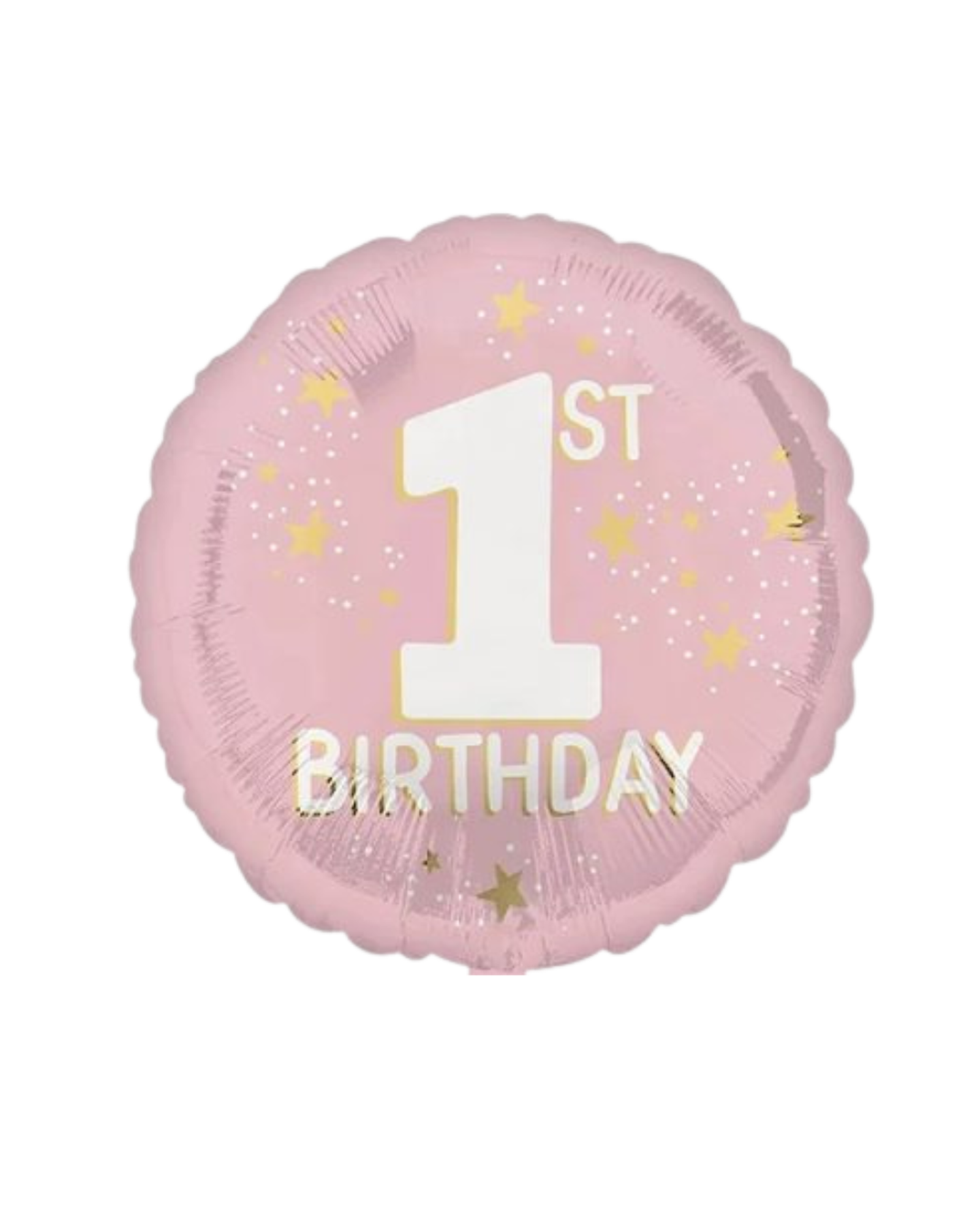 Globo Metálico Cumpleaños 1 con Helio 45cm 18