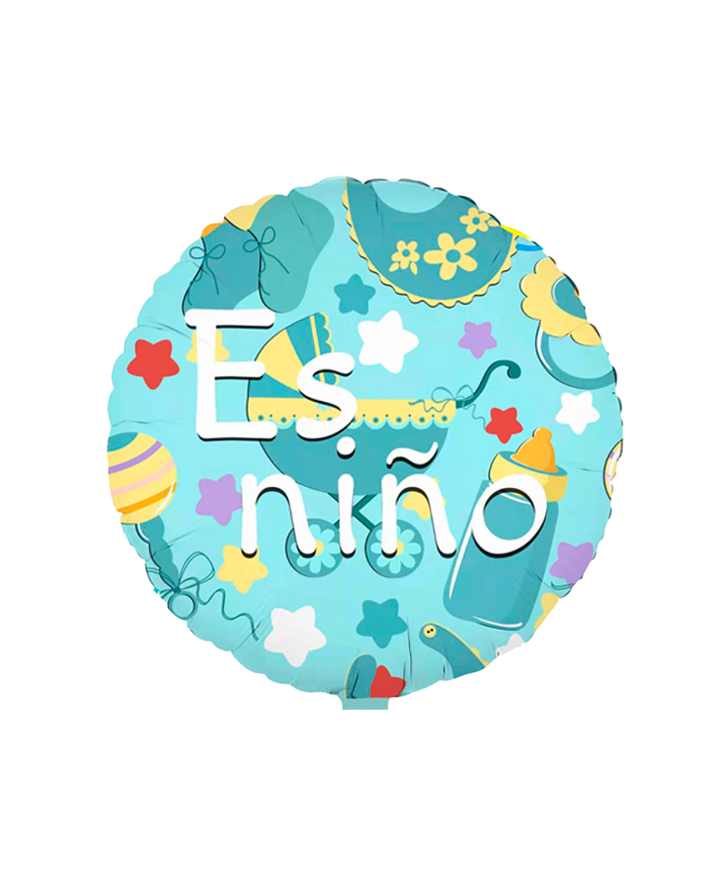 Globo Metálico Es niño con Helio 45cm 18