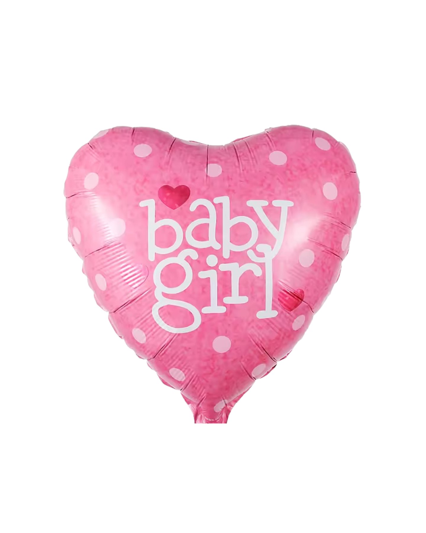 Globo Metálico Corazon Baby Girl con Helio 45cm 18