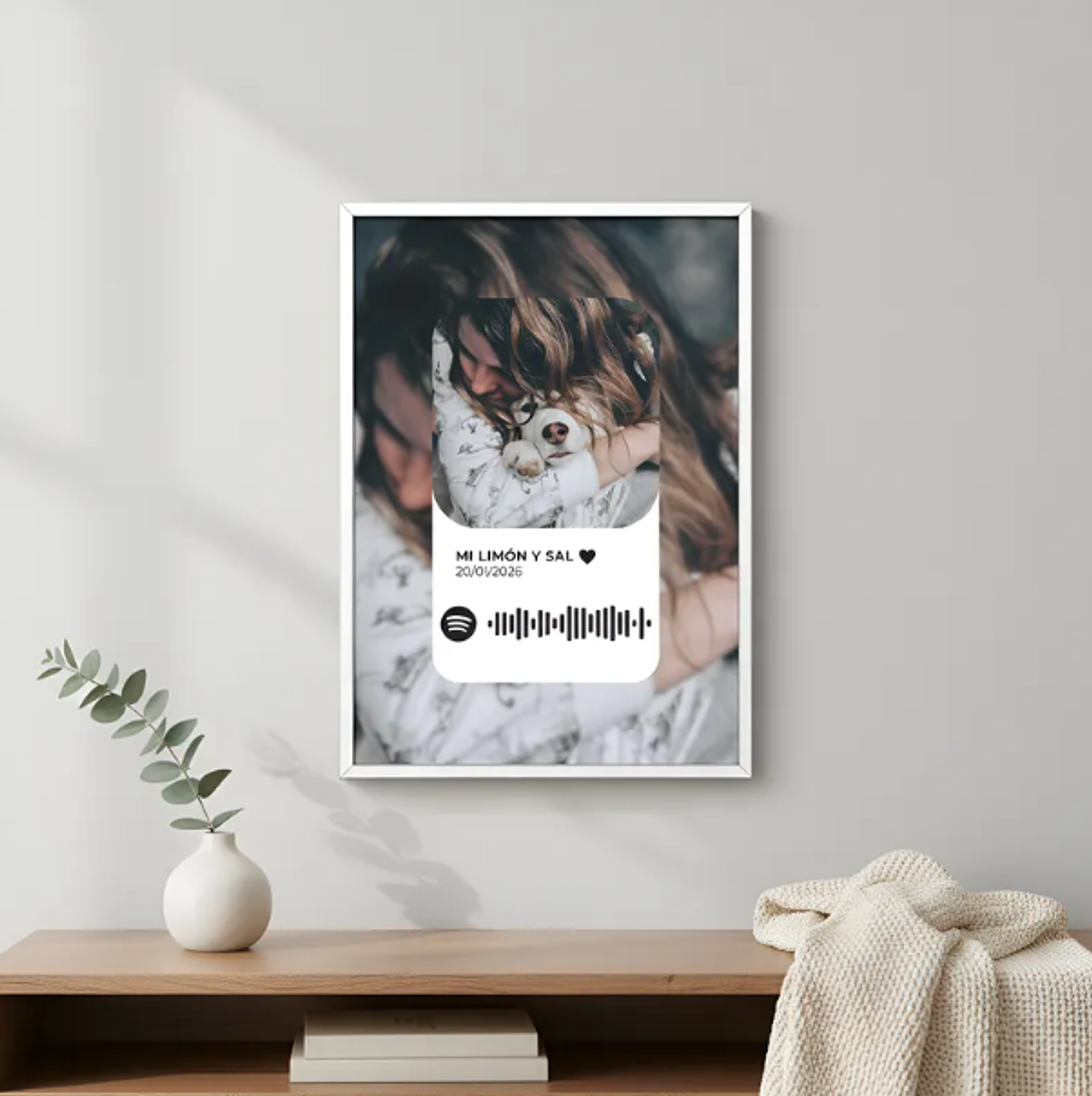 Cuadro Portaretrato Personalizado Love Spotify 3